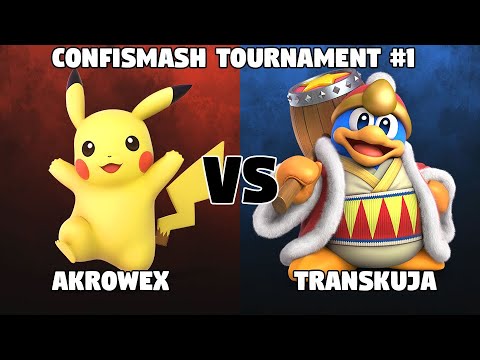 ConfiSmash #1 2020 SSBU : Akrowex (Pikachu) vs Transkuja (King Dedede) Match 12 | Losers Bracket