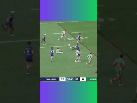 Kayliss Fatialofa (Otara) try for NZ Warriors in NSW Cup #KiwiNRL