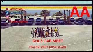 🔴GTA 5 Live PS5 |Carmeet|Drifting|Racing|Cruise|Clean Only|Next Gen