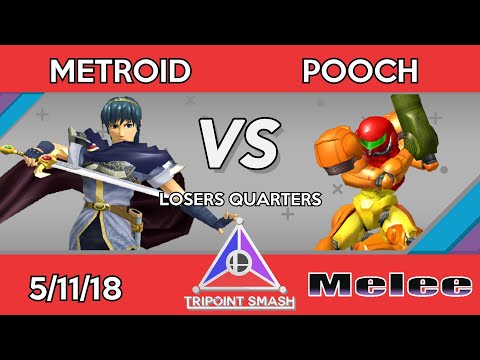 Tripoint Smash 11 - Losers Quarters - metroid (Marth) Vs. Pooch (Samus)