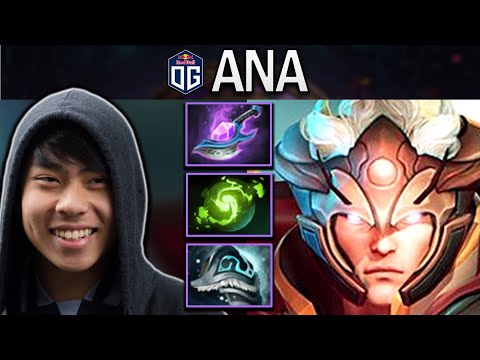 OG.ANA SMURF INVOKER WITH MYSTIC DAGGER - DOTA 2 7.29 GAMEPLAY