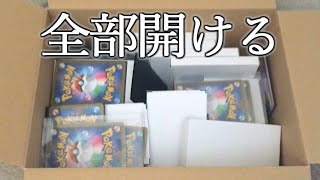 【ポケカ開封】段ボールいっぱいの半年溜めていたオリパを開封してみた結果【ポケモンカード】