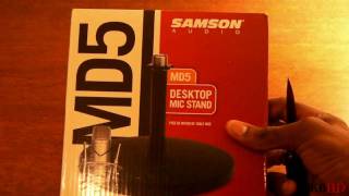 Video thumbnail for Samson MD5 Desktop Microphone Stand [HD] by Marques Brownlee