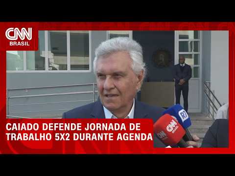 Em agenda, Ronaldo Caiado diz que CLT se tornou “arcaica” e defende escala 5×2 | HORA H