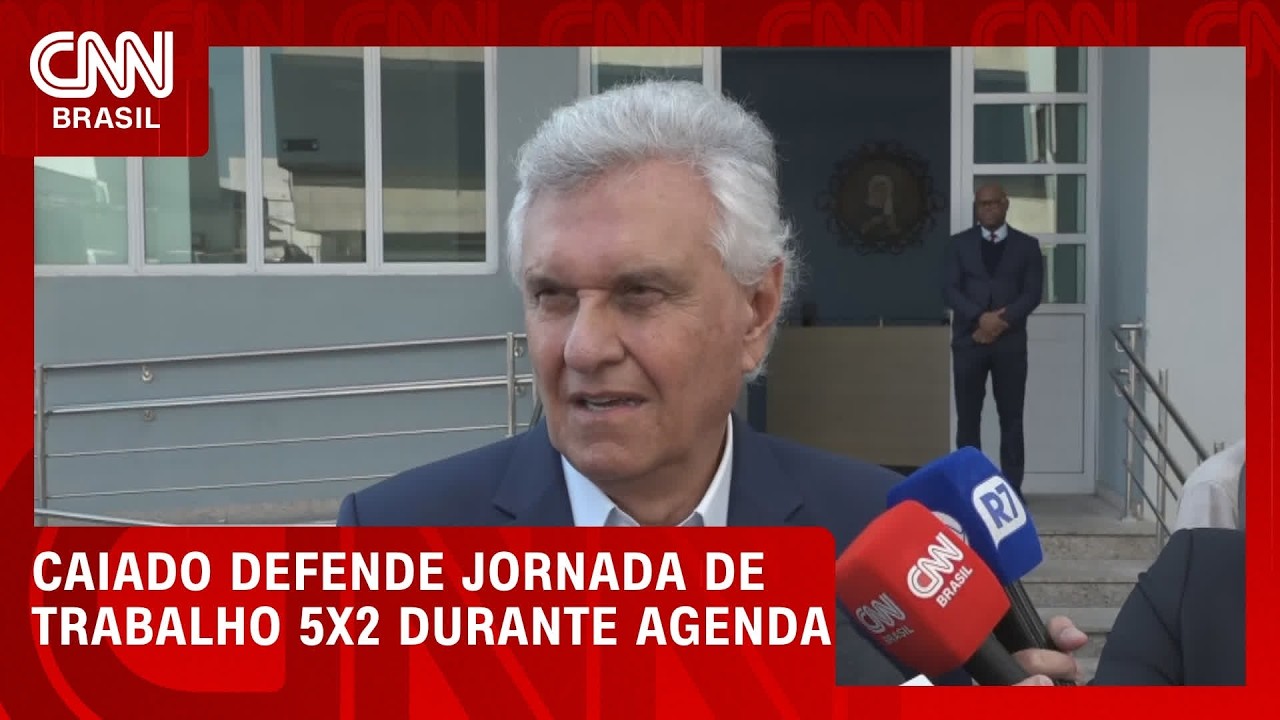 Em agenda, Ronaldo Caiado diz que CLT se tornou “arcaica” e defende escala 5x2 | HORA H
