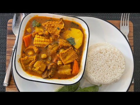 Mondongo Boricua [Old School Beef Tripes Puerto Rican Soup]