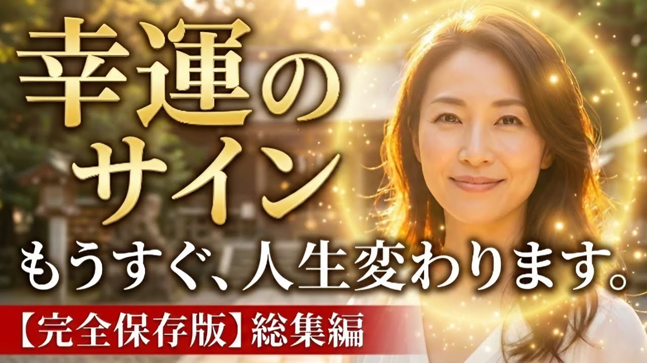【保存版】幸運を引き寄せる人生好転のサイン総集編｜魂からのメッセージ