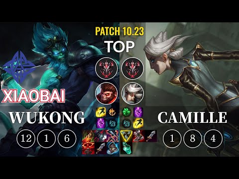 ES Xiaobai Wukong vs Camille Top - KR Patch 10.23