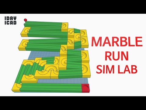 [1DAY_1CAD] MARBLE RUN - SIM LAB (Tinkercad : Know-how / Style / Education)