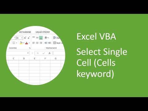 Excel VBA - How to Select Single Cell (Cells keyword)