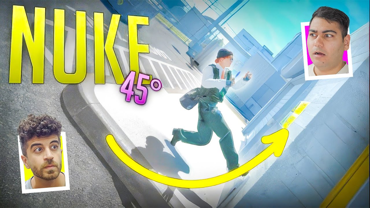 کانتر ولی 45 درجه - Counter Strike 2 (1V1)