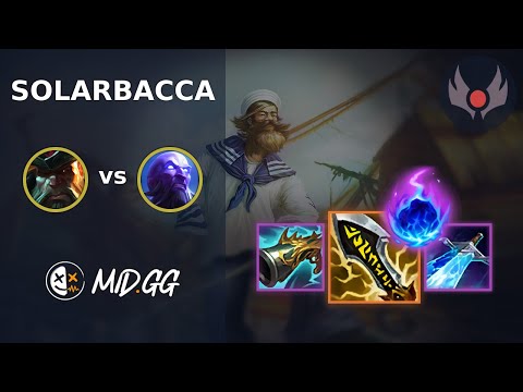 MID.GG: [ solarbacca ] Gangplank MID vs Ryze | EUW GRANDMASTER | LOL Season 2025