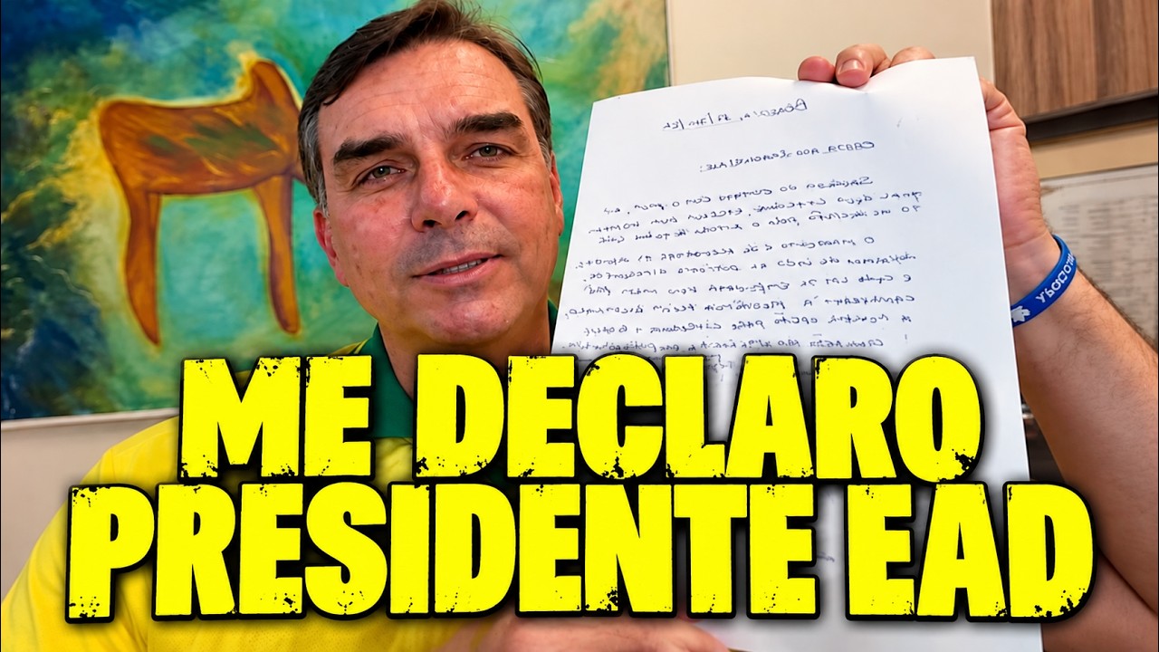 FLAVIO SE DENOMINOU PRESIDENTE DO BRASIL