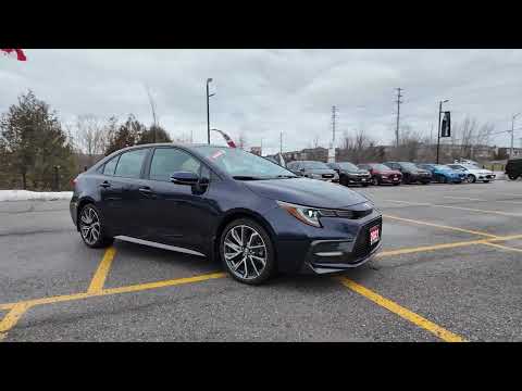 2021 Toyota Corolla SE CVT in Blue for sale at Aurora Toyota in Aurora, ON