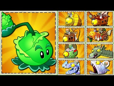 Cabbage-Pult Max Level vs Dr. Zomboss ► Plants vs. Zombies 2: It's About Time