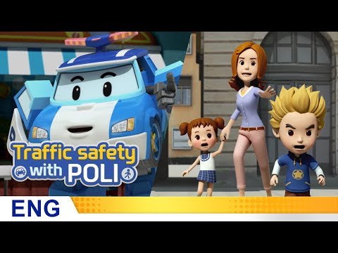 [Trafficsafety with Poli] 01.Jaywalking is dangerous!