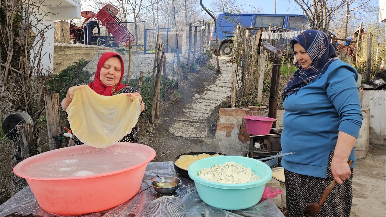 ‼️ PEKMEZ TAVASINDA HAŞLADIM 🔥YIRTILMAYAN SU BÖREĞİ YUFKASI ‼️