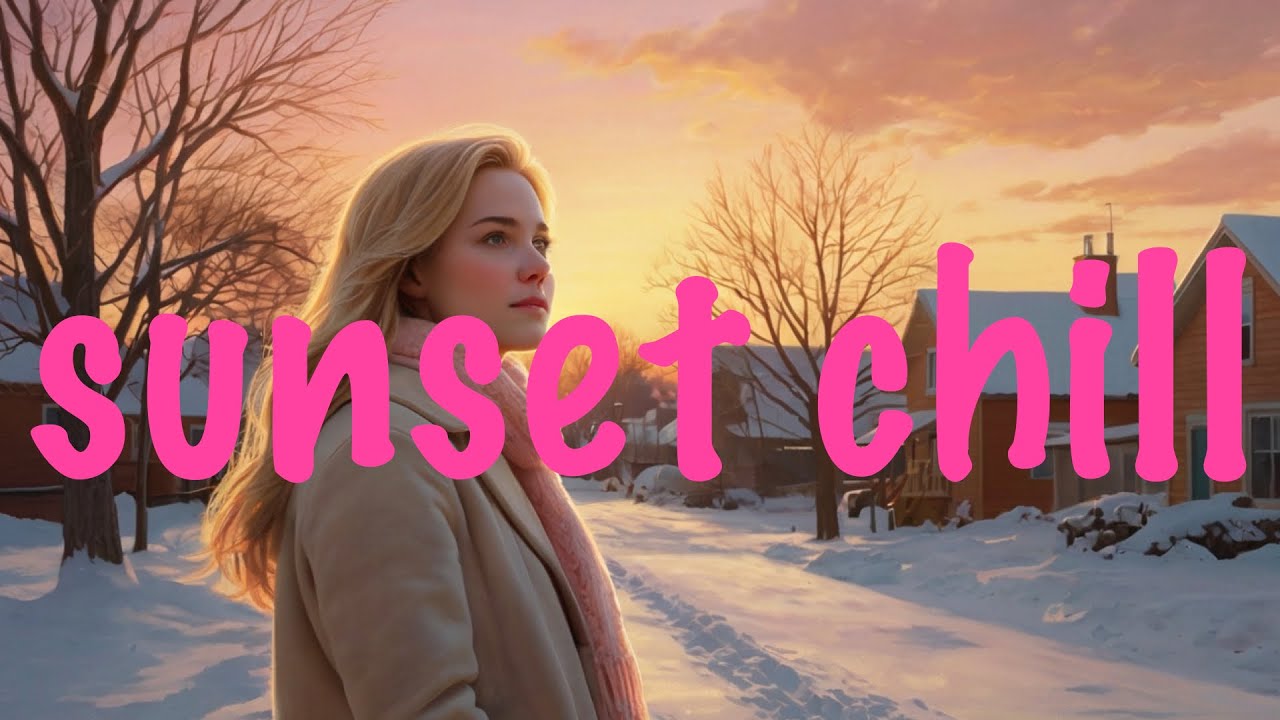 🌇⛄️winter sunset chill lo-fi(lofi)⛄️🌇Frequencies that relieve fatigue　Relaxing/vibes/mellow/mood