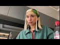 Dua Lipa Looking Around In Confusion While Twin Peaks Music Plays