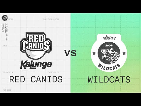 RED vs IW | 2022 MSI Groups Day 4 | RED Canids Kalunga vs. fastPay Wildcats