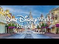 Disney Resort TV - Disney World Main Street Ambience - Beautiful Clouds - WDW Today Channel