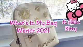 WHAT'S IN MY BAG |DESIGUAL BACKPACK |WINTER 2021