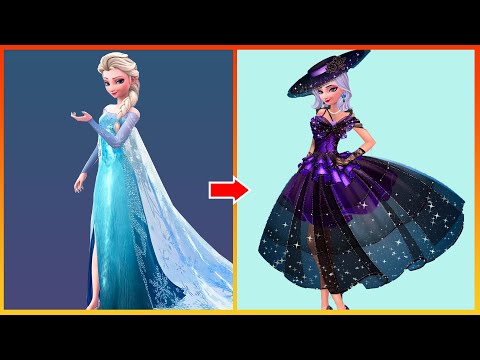 Frozen: Elsa Frozen Glow Up - Disney Princesses Transformation