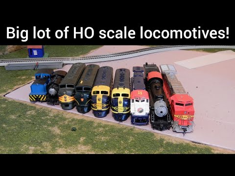 MEGA lot of HO scale Locomotives!