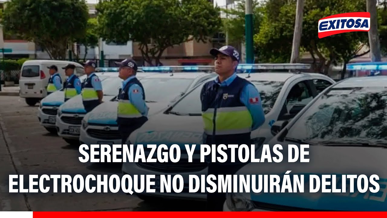 🔴🔵 Serenos usarán pistolas de electrochoque: Medida no ayudará a disminuir el crimen, señala alcalde