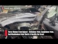US Car Crash | 3 Indians Killed As Car Skips US Highway, Flies Over Bridge To Land In Trees - Video