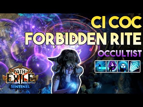 [3.18] CoC Forbidden Rite Build (with Mageblood) | Occultist | Sentinel | Path of Exile 3.18