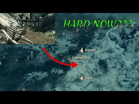 Even Embershard Mine is DIFFICULT | Skyrim in 2025