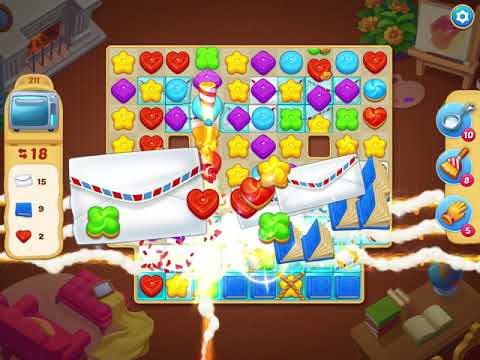 Matchington Mansion - Level 211 - Lucky Streak - FULL STORY - CaroGamesNL