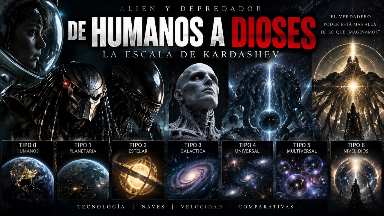 CIVILIZACIONES DE ALIEN Y DEPREDADOR: TECNOLOGÍA, NAVES Y ESCALA DE KARDASHEV (EXPLICADO)
