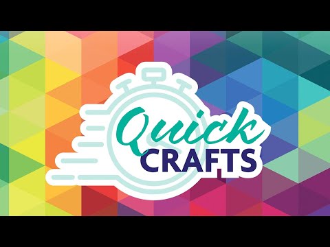 Quick Crafts - Using die cuts to create a drop shadow