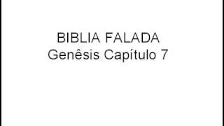 Bíblia Falada - Gênesis - Capítulo 7