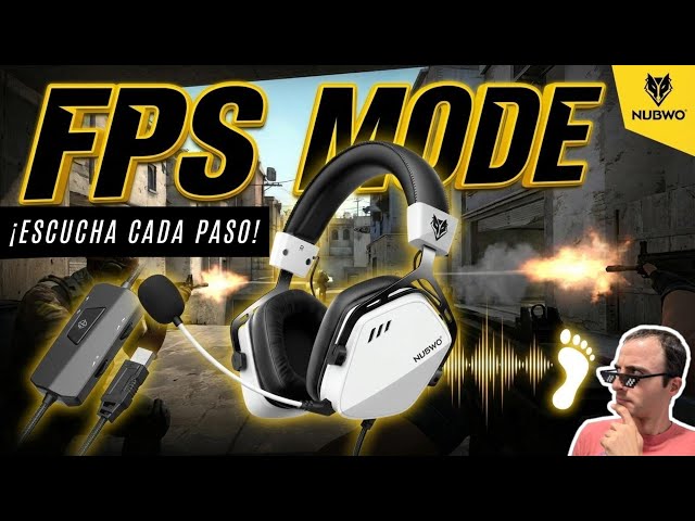 Vídeo relacionado con NUBWO HG03 Auriculares Gaming USB A con Sonido Envolvente 7.1 y FPS, con Cable y Micrófono con Cancelación de Ruido, Diseño Cómodo para PC y Portátil - Blanco