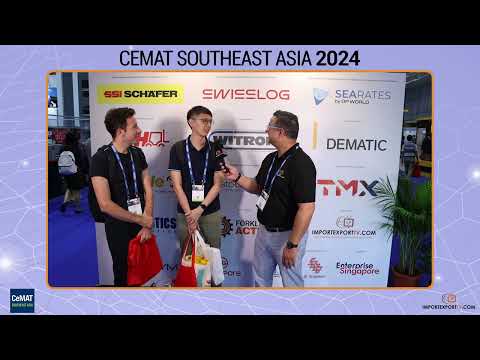 Wei Hao Poh and Alexis Chauveau at CeMAT South East Asia 2024