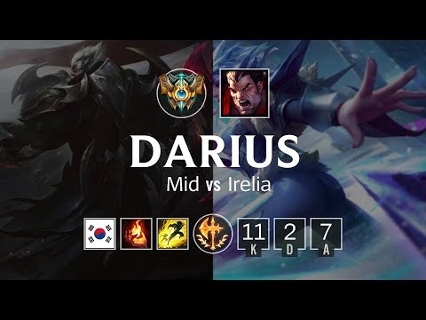 Darius Mid vs Irelia - KR Challenger Patch 8.20