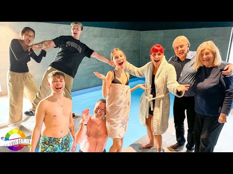 Familien i kæmpe Luksus sommerhus!