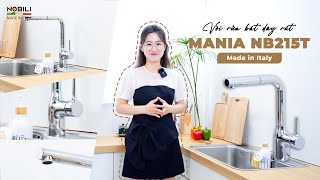 VÒI RỬA BÁT DÂY RÚT NOBILI MANIA NB215T video 2