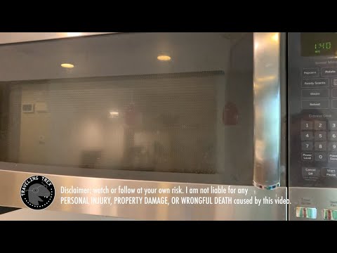 How to: Install/Replace Light bulbs in GE microwave: Inside (top) and bottom - model JVM7195SF1SS