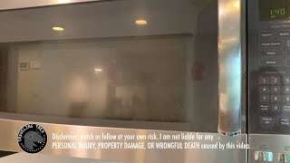 How to: Install/Replace Light bulbs in GE microwave: Inside (top) and bottom - model JVM7195SF1SS