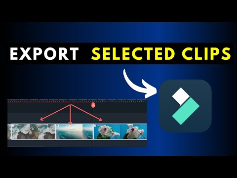 Comment exporter rapidement des clips sélectionnés dans Filmora 11