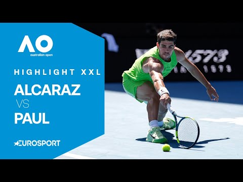 Carlos Alcaraz - Tommy Paul | Highlights XXL deutsch | Achtelfinale | Australian Open 2026 | Tennis