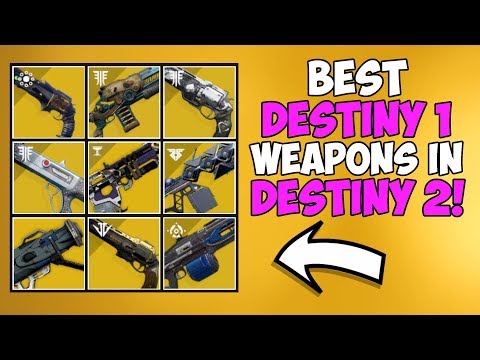 Destiny 2 | Ranking Top 15 Destiny 1 Exotic Weapons in Destiny 2! Worst to Best!