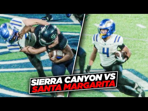 Carson Palmer Does It AGAIN! Santa Margarita Shocks No. 10 Sierra Canyon in Defensive Showdown!