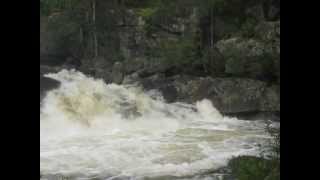 preview picture of video 'Waterval in Noorwegen (Gol, Personbråten Camping)'