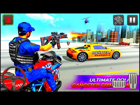 Us Police Bike Gangster Chase - City Rescue Motorcycle Driving 2022 | Android Gameplay 01