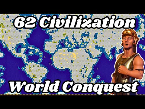 I Conquered All 62 Civilizations In Civilization 6 - Supercut